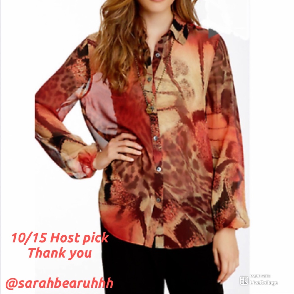 Da-Nang 100% Silk Blouse sz S